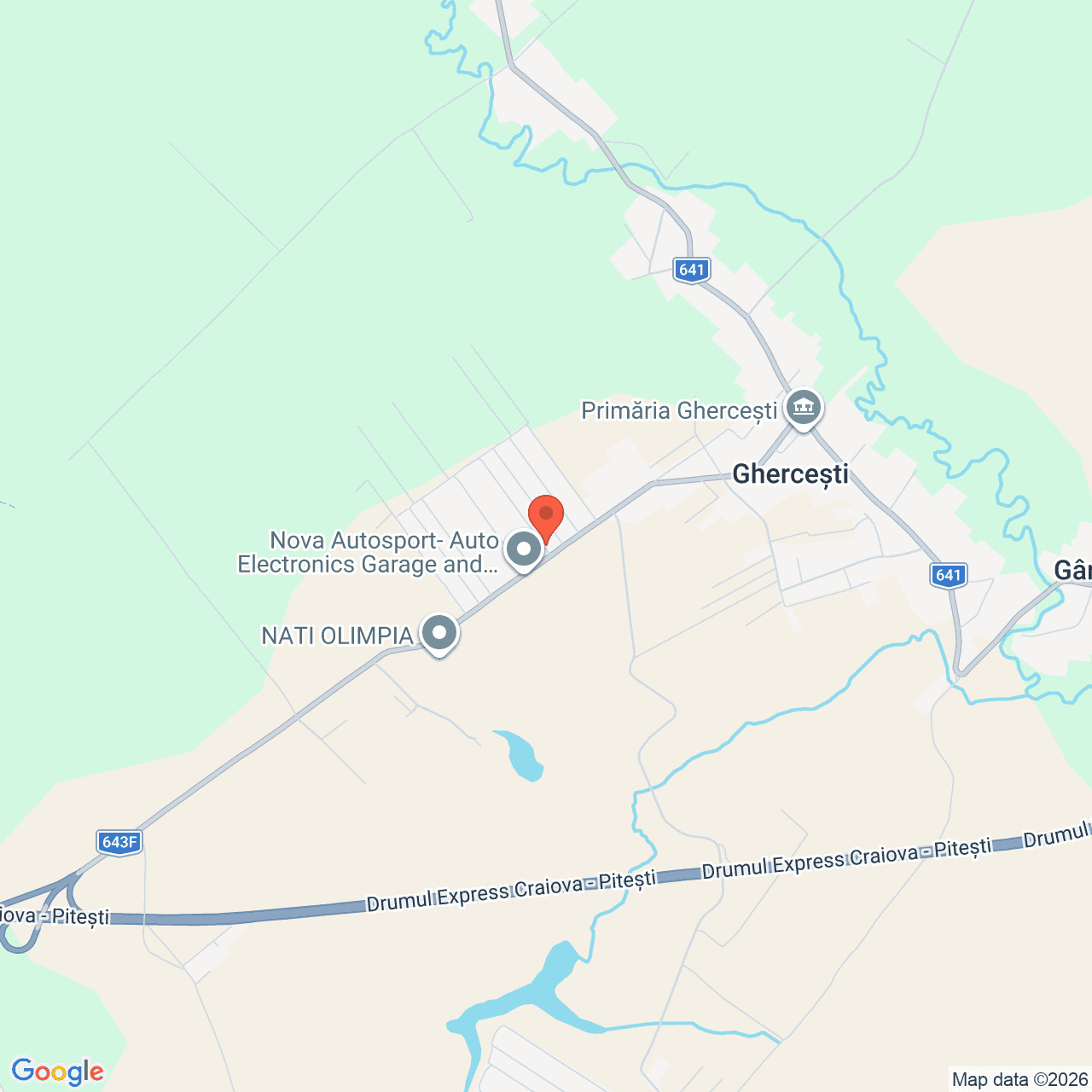 Poza harta streetview, zoom 14, adresa Ghercesti, judet Dolj, , judetul