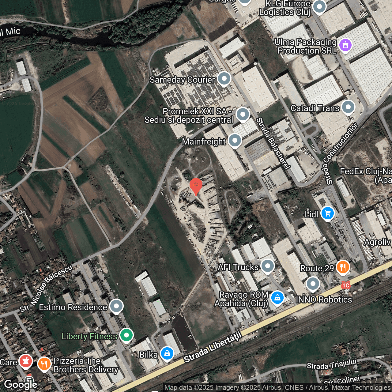 Poza harta hybrid, zoom 16, adresa Apahida Cluj, , judetul