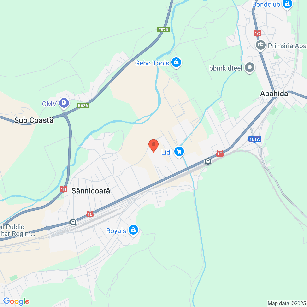 Poza harta streetview, zoom 14, adresa Apahida Cluj, , judetul