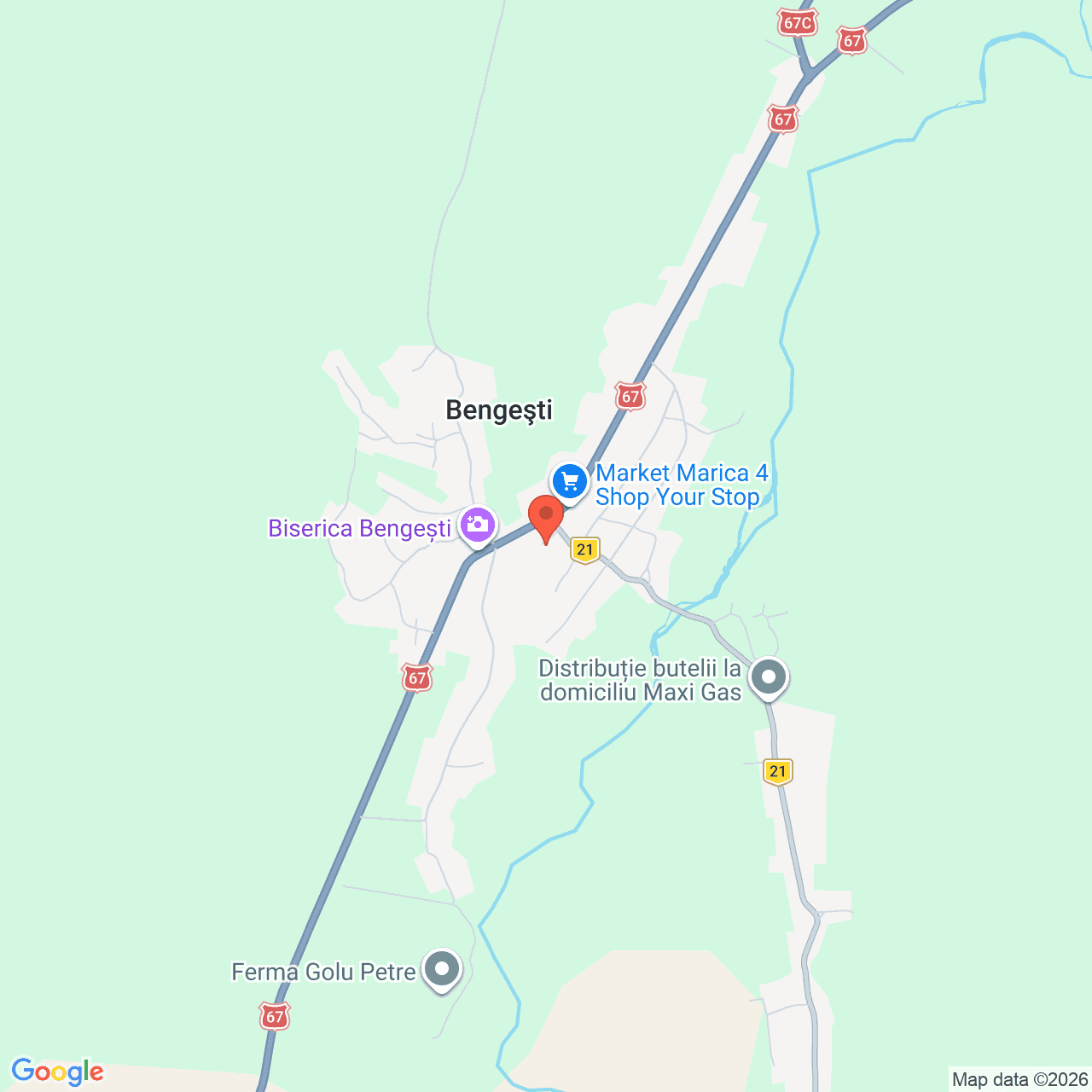 Poza harta streetview, zoom 14, adresa Bengesti, judet Gorj, , judetul