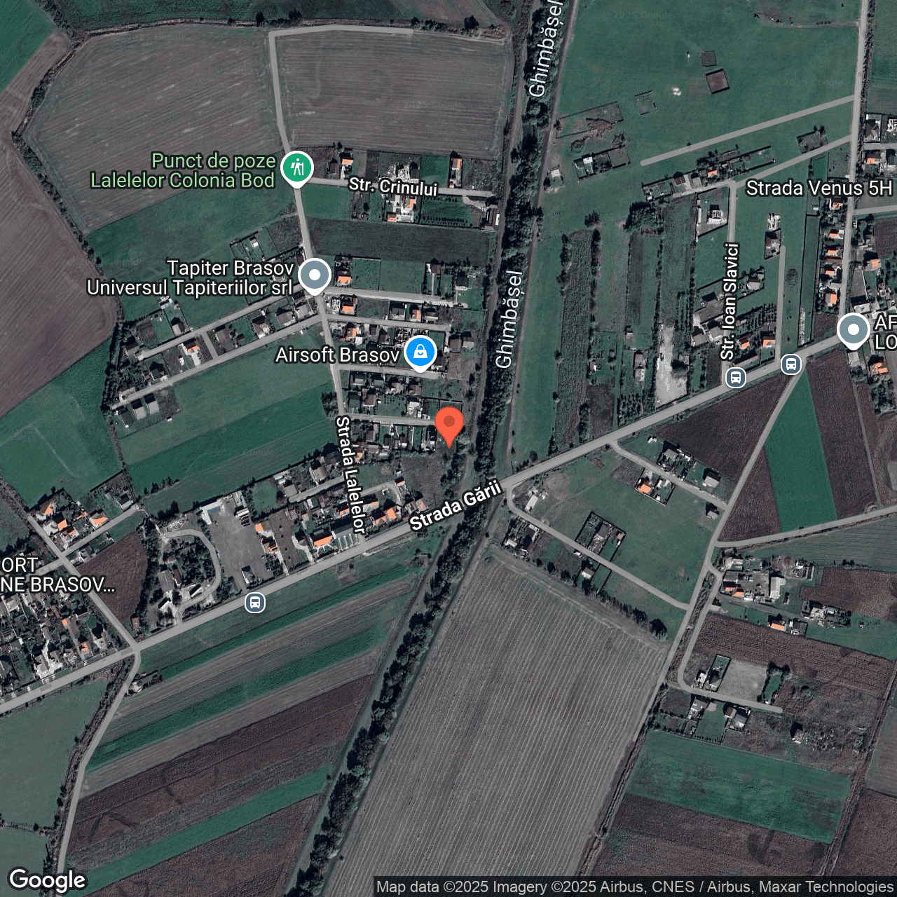 Poza harta hybrid, zoom 16, adresa Bod, jud. Brașov, , judetul