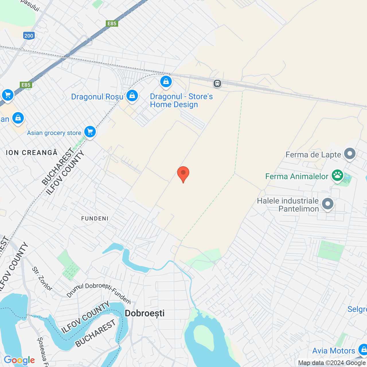 Poza harta streetview, zoom 14, adresa Dobroiesti Ilfov, , judetul