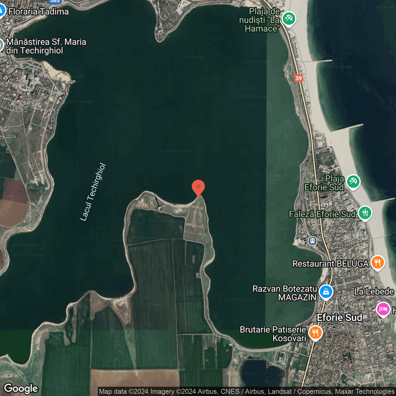 Poza harta hybrid, zoom 14, adresa Tuzla Constanta, , judetul