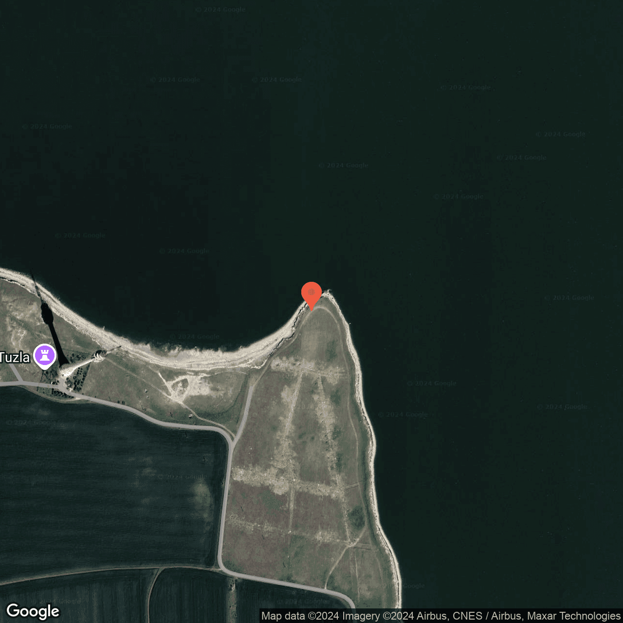 Poza harta hybrid, zoom 16, adresa Tuzla Constanta, , judetul