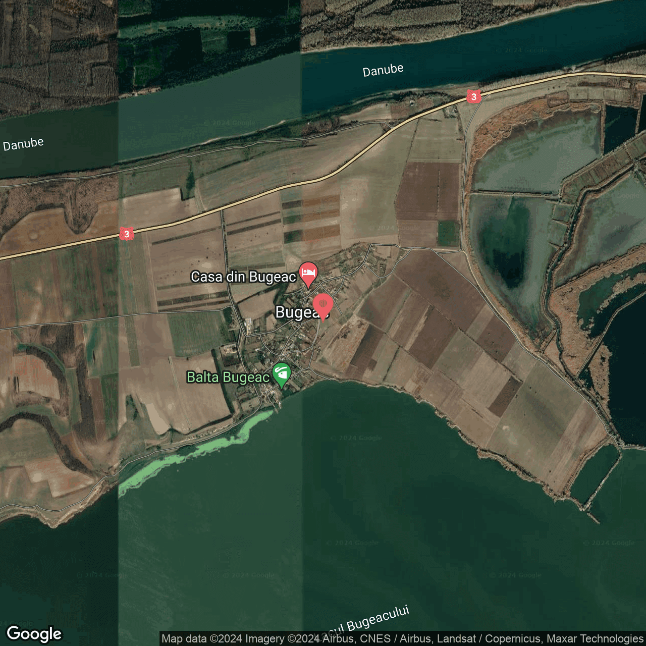 Poza harta hybrid, zoom 14, adresa Ostrov Calarasi, , judetul