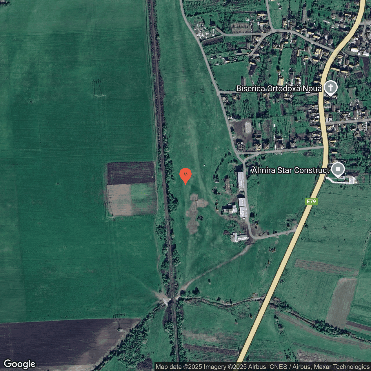 Poza harta hybrid, zoom 16, adresa Strei, oraș Călan, , judetul