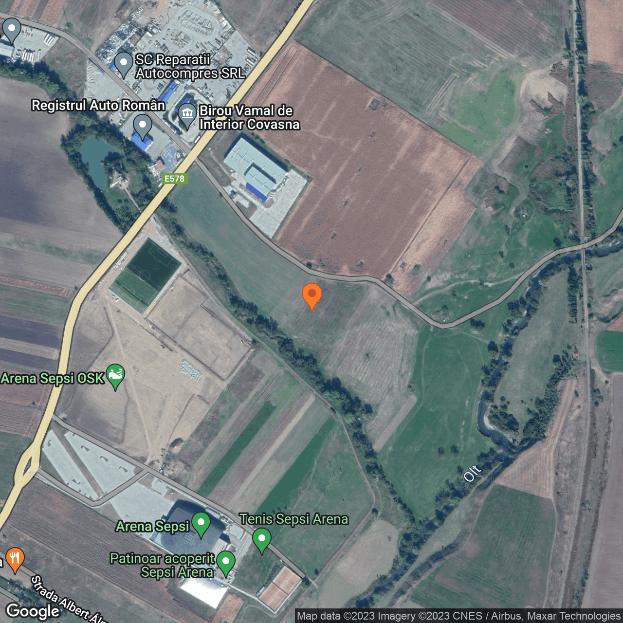 Poza harta hybrid, zoom 16, adresa Arcus, , judetul