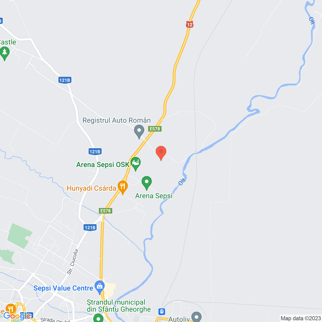 Poza harta streetview, zoom 14, adresa Arcus, , judetul