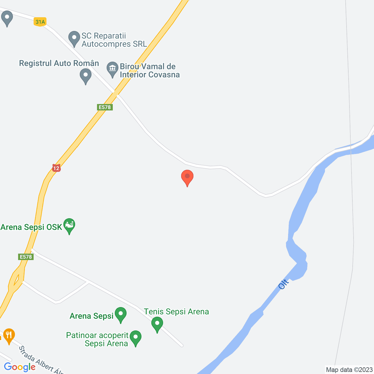 Poza harta streetview, zoom 16, adresa Arcus, , judetul