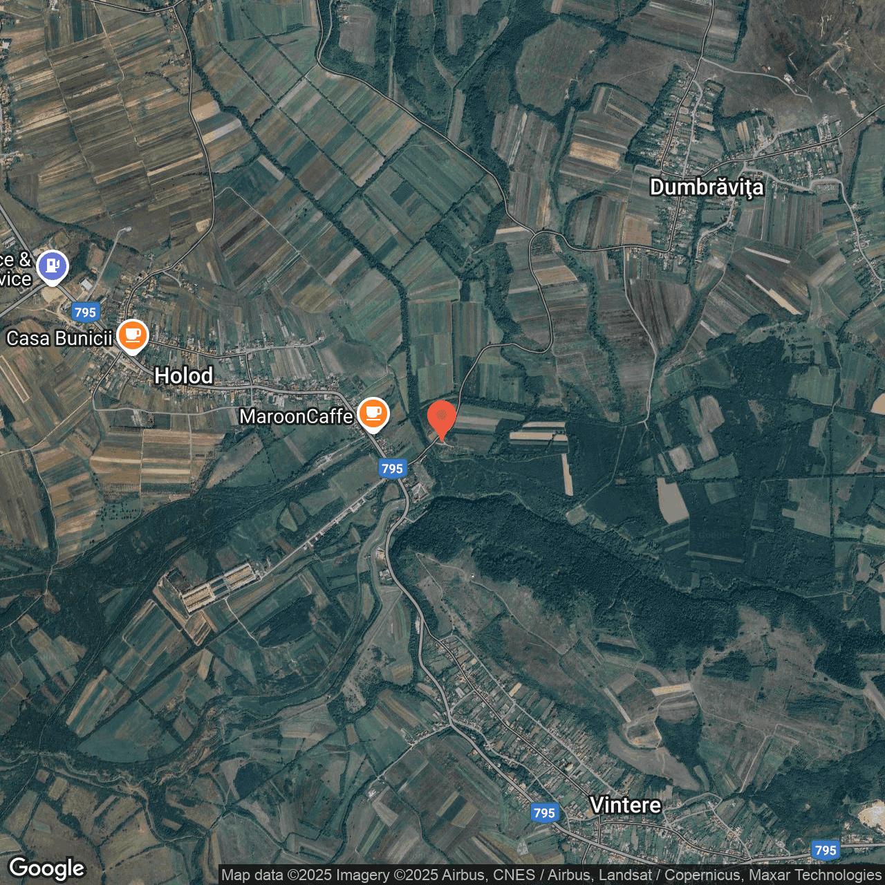 Poza harta hybrid, zoom 14, adresa Holod Bihor, , judetul