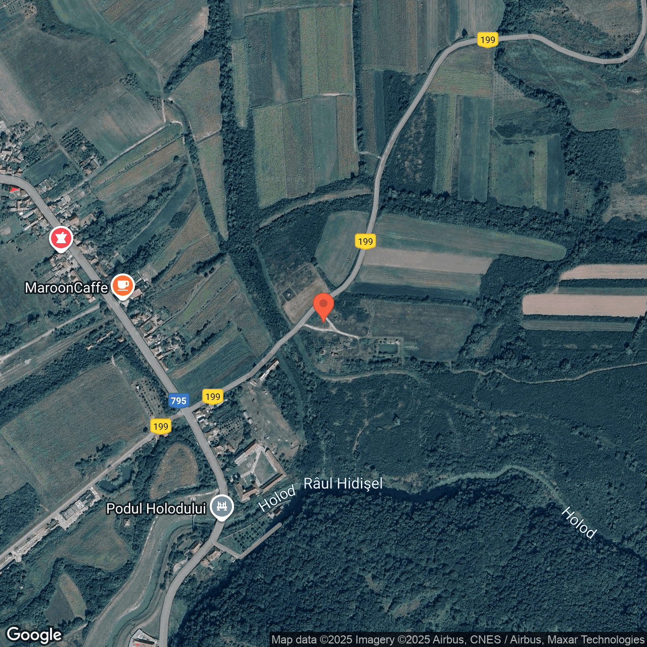 Poza harta hybrid, zoom 16, adresa Holod Bihor, , judetul