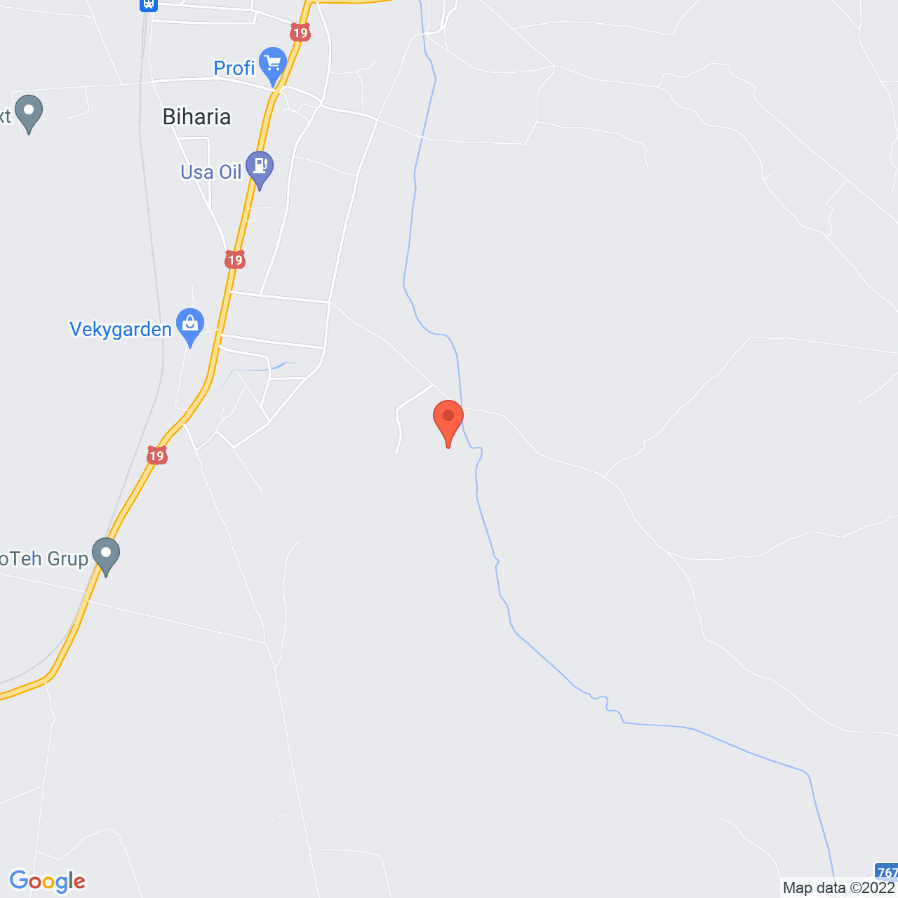 Poza harta streetview, zoom 14, adresa Biharia, judetul Bihor