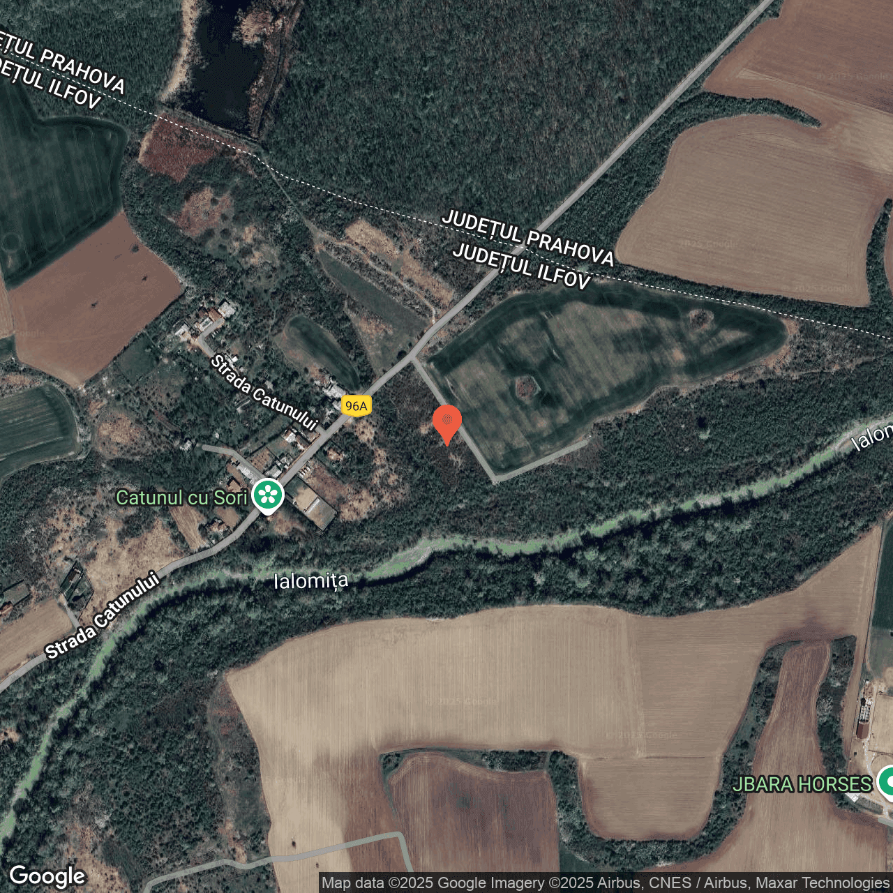 Poza harta hybrid, zoom 16, adresa Ciolpani Ilfov, , judetul