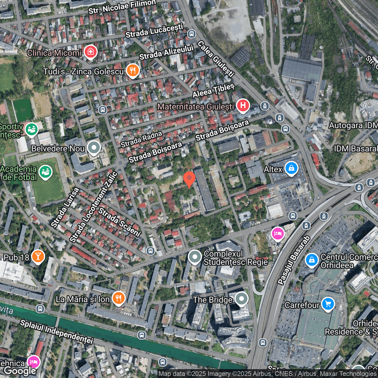 Poza harta hybrid, zoom 16, adresa Bd Regiei nr 2, sector 6, Bucuresti, , judetul