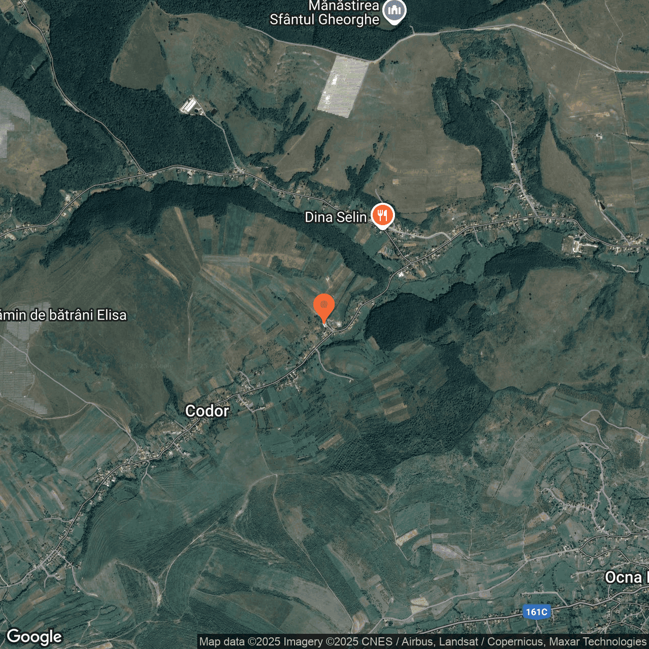 Poza harta hybrid, zoom 14, adresa Jichisu de Jos Cluj, , judetul