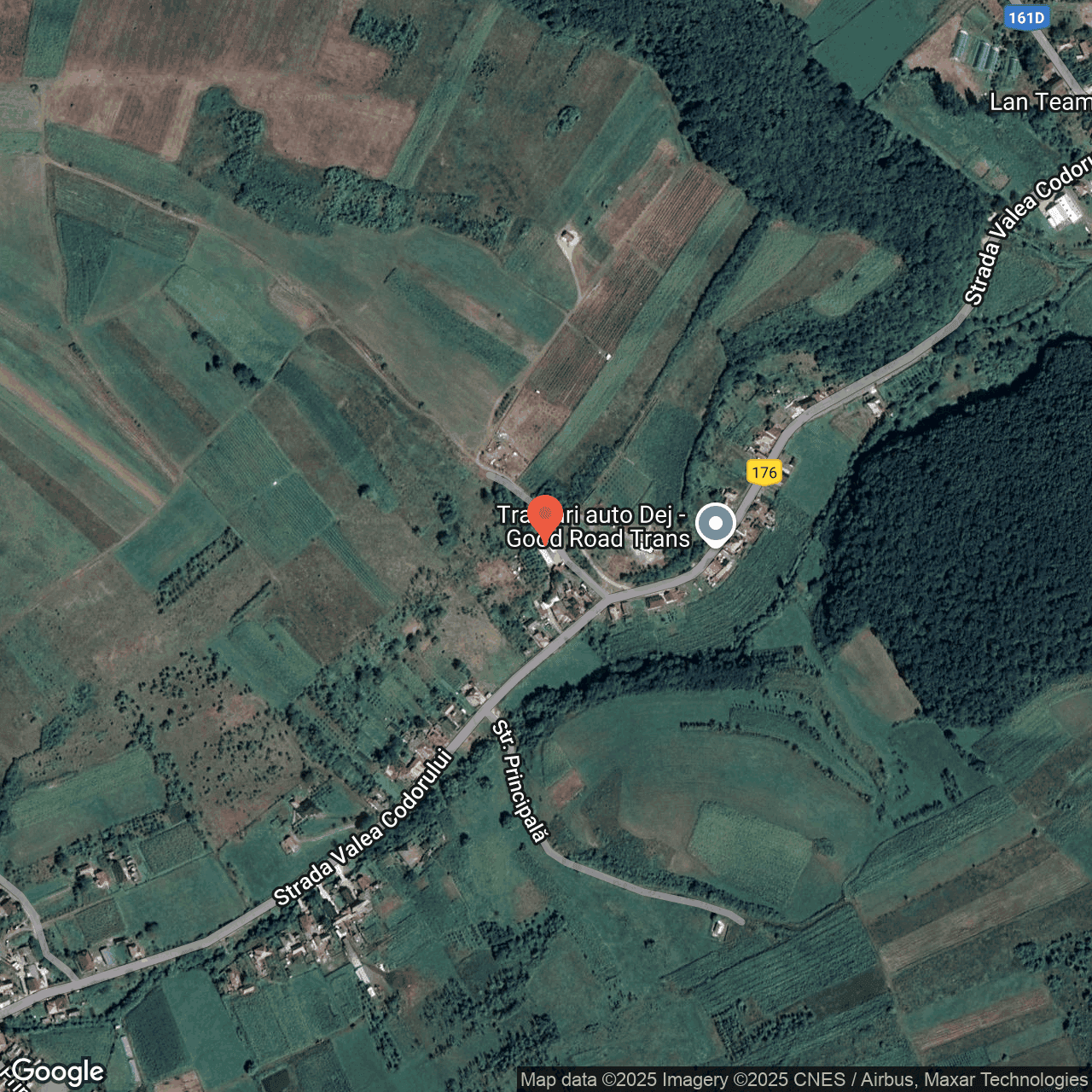 Poza harta hybrid, zoom 16, adresa Jichisu de Jos Cluj, , judetul