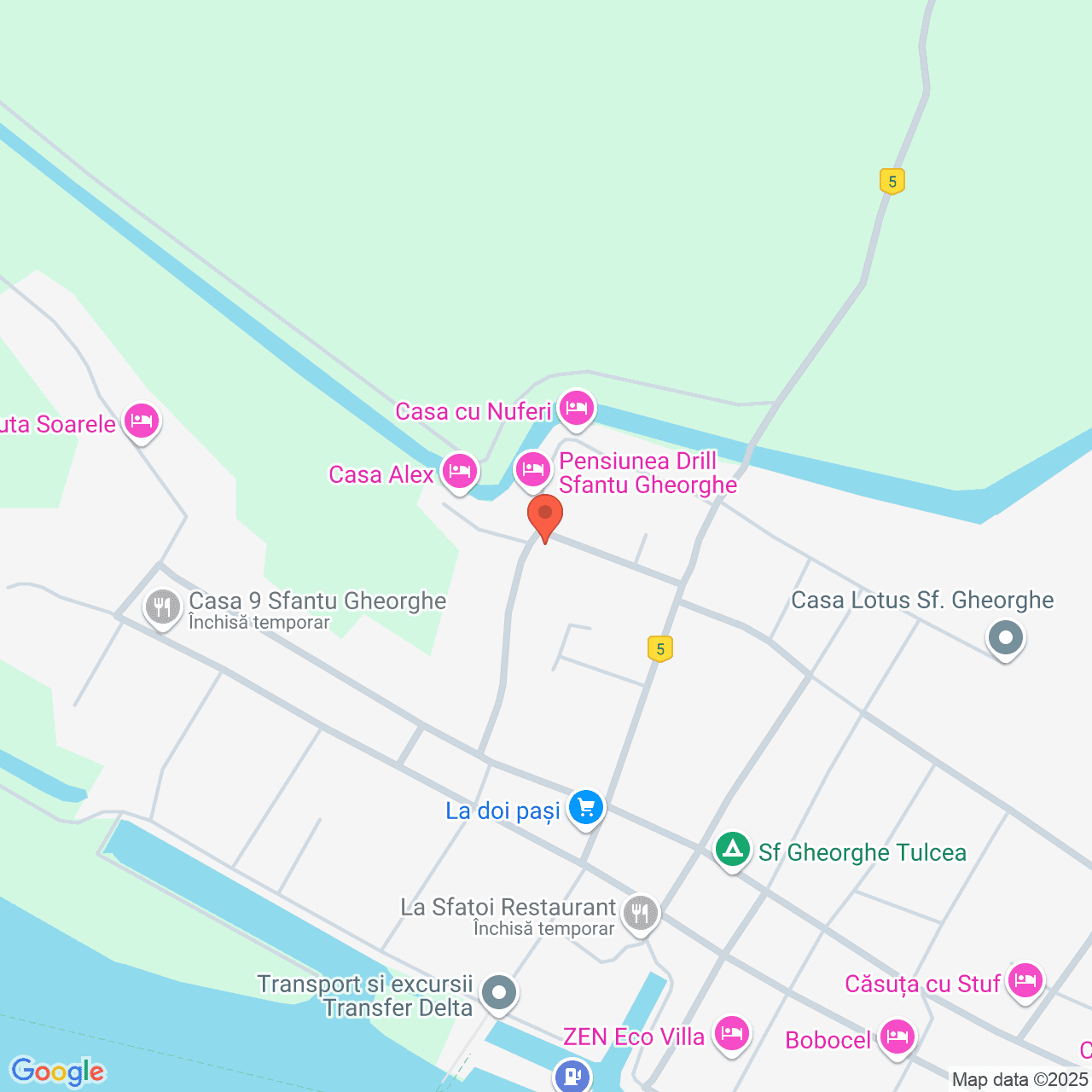 Poza harta streetview, zoom 16, adresa Sfantu Gheorghe Tulcea, , judetul