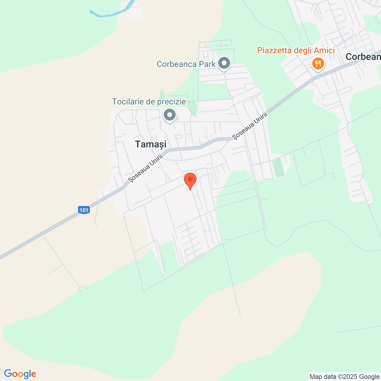 Poza harta streetview, zoom 14, adresa Tamasi Ilfov, , judetul