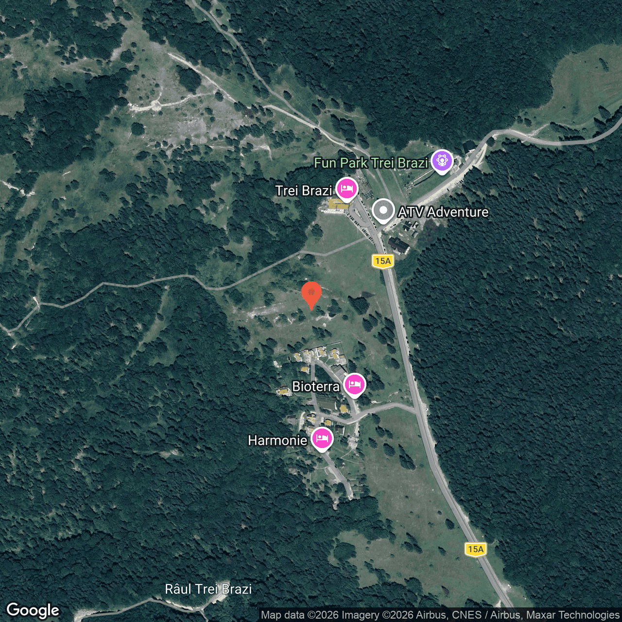 Poza harta hybrid, zoom 16, adresa Predeal Brasov, , judetul