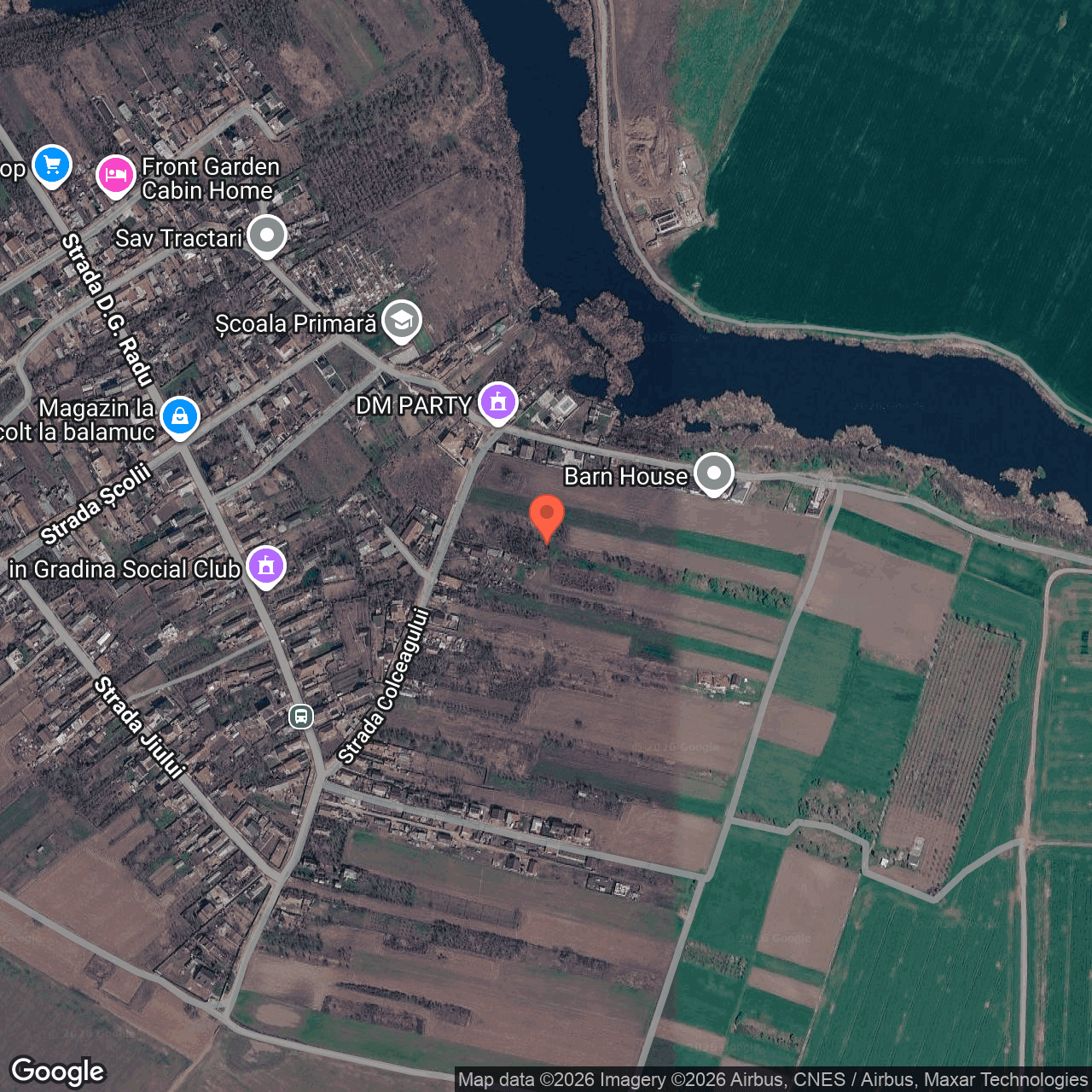 Poza harta hybrid, zoom 16, adresa Petrăchioaia, str. Colceagului, nr. 13 judet Ilfov, , judetul