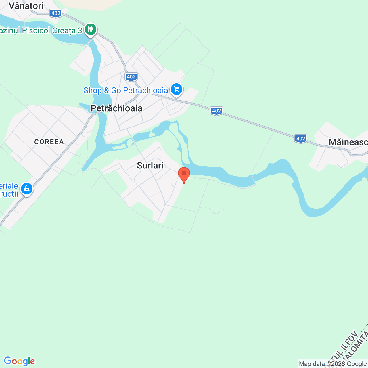 Poza harta streetview, zoom 14, adresa Petrăchioaia, str. Colceagului, nr. 13 judet Ilfov, , judetul
