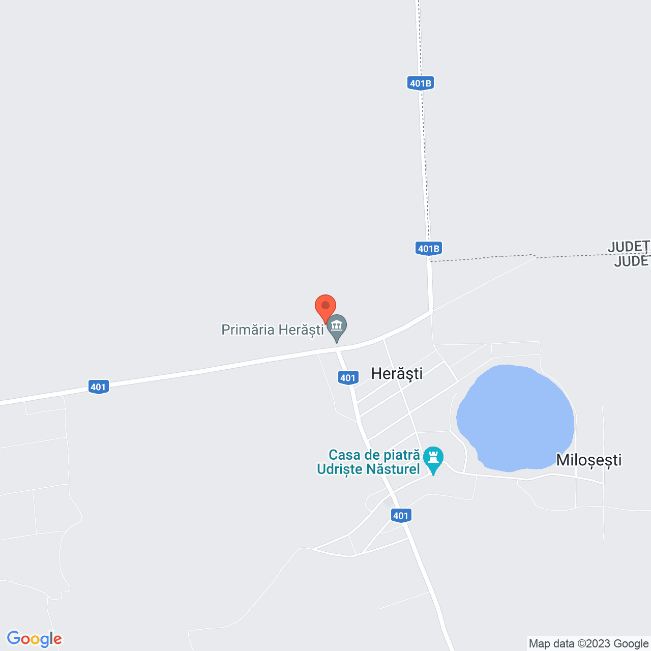 Poza harta streetview, zoom 14, adresa Herasti, , judetul
