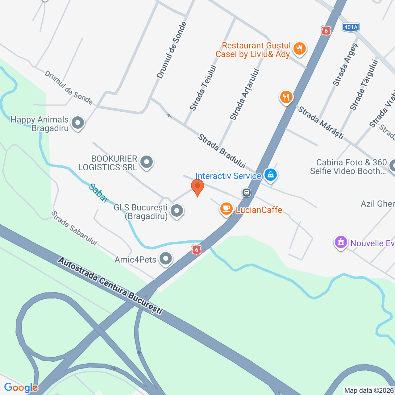Poza harta streetview, zoom 16, adresa Bragadiru Ilfov, , judetul