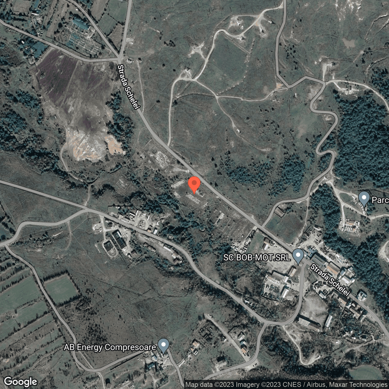 Poza harta hybrid, zoom 16, adresa Moinesti, , judetul