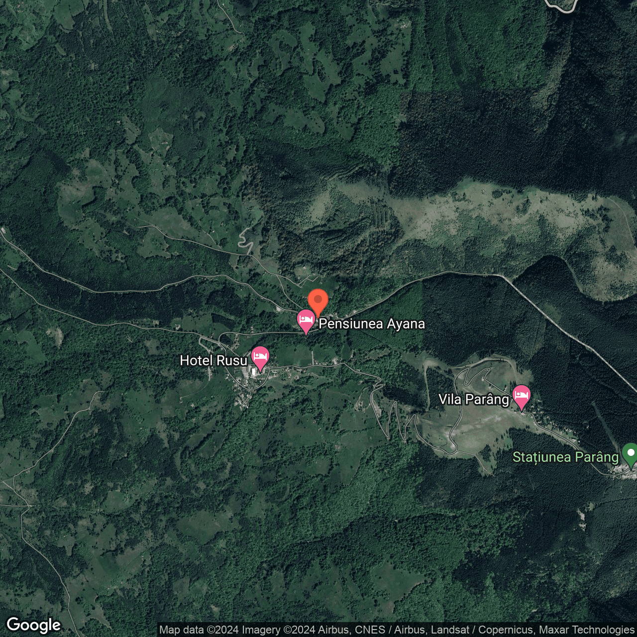 Poza harta hybrid, zoom 14, adresa Petroșani, str. Coastei, nr. 5, , judetul