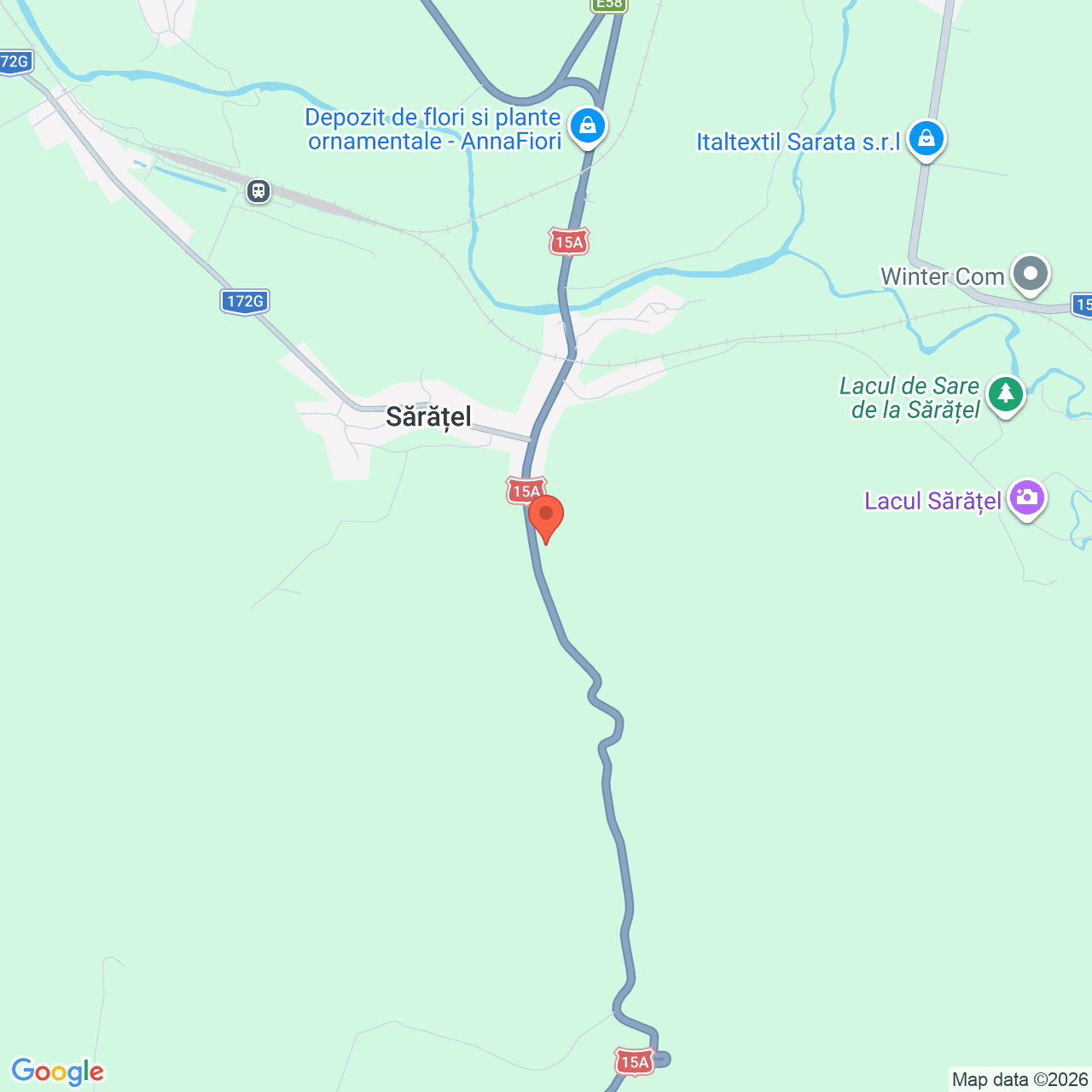 Poza harta streetview, zoom 14, adresa Sărățel, nr. FN, Jud. Bistrița-Năsăud , , judetul