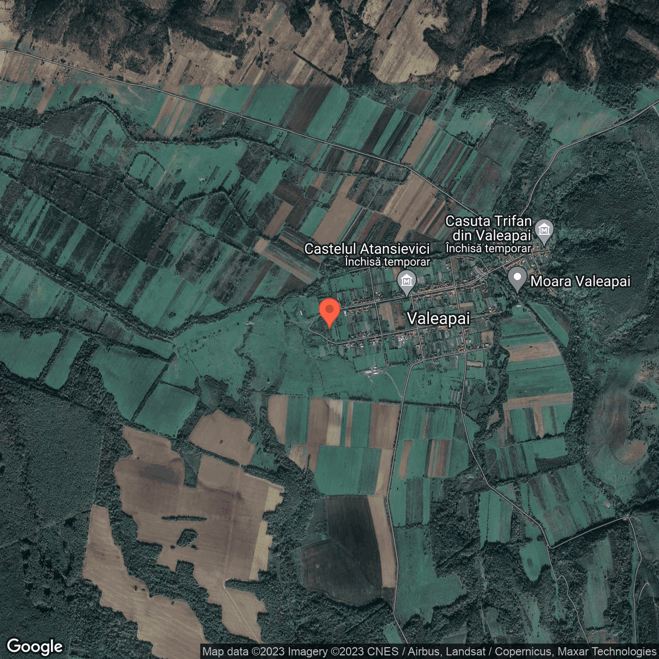 Poza harta hybrid, zoom 14, adresa Valeapai, comuna Ramna, , judetul