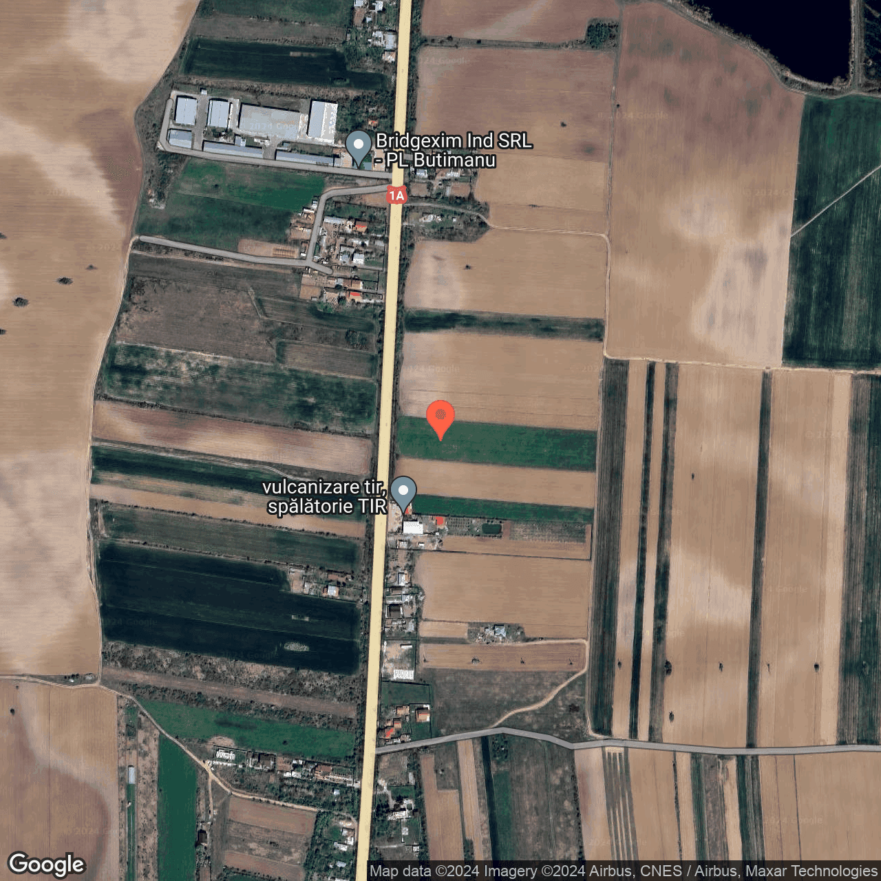 Poza harta hybrid, zoom 16, adresa Butimanu, , judetul