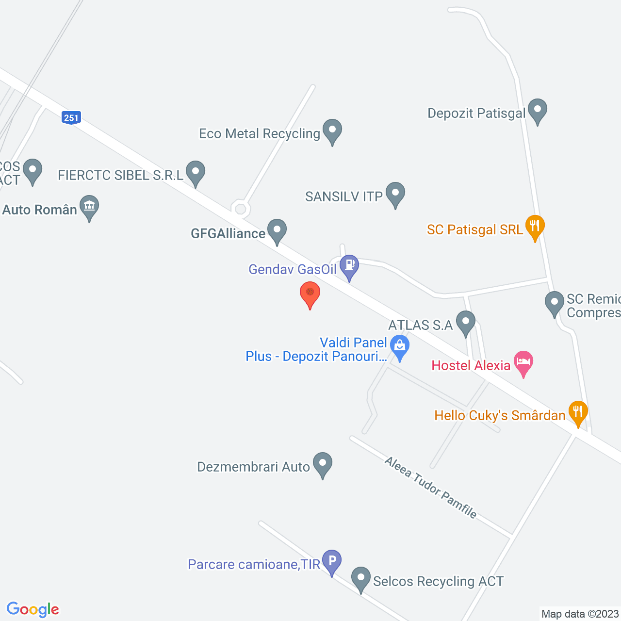 Poza harta streetview, zoom 16, adresa Galati, Calea Smardan nr. 1, , judetul