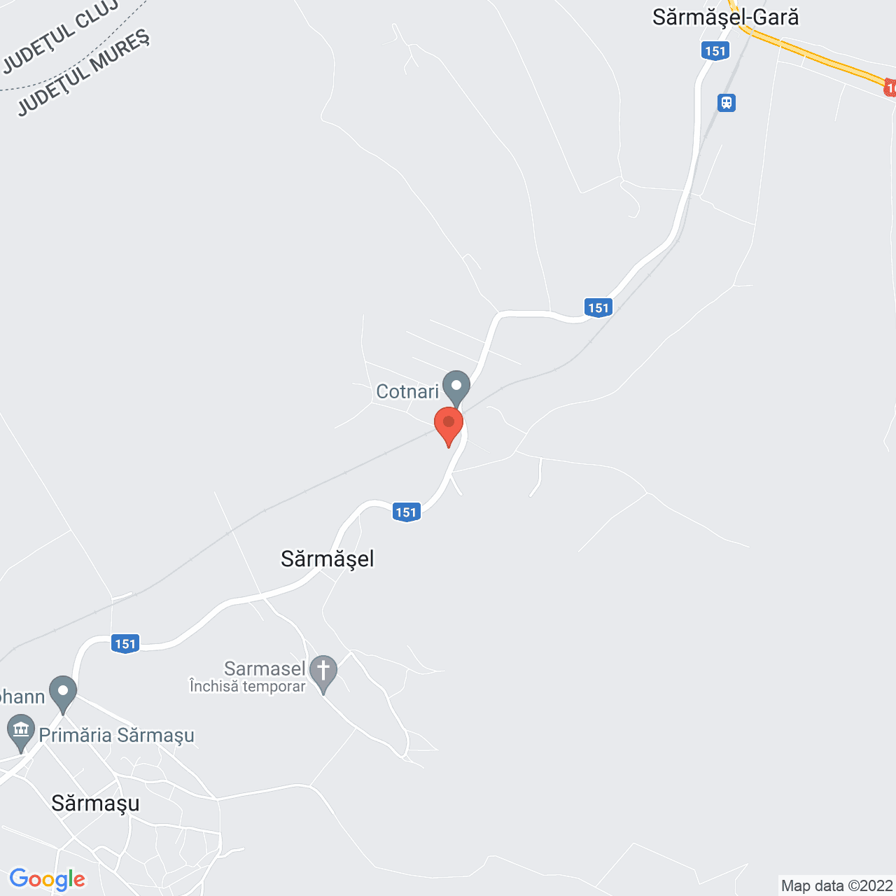 Poza harta streetview, zoom 14, adresa Sărmășel, Sarmasel, judetul Mures