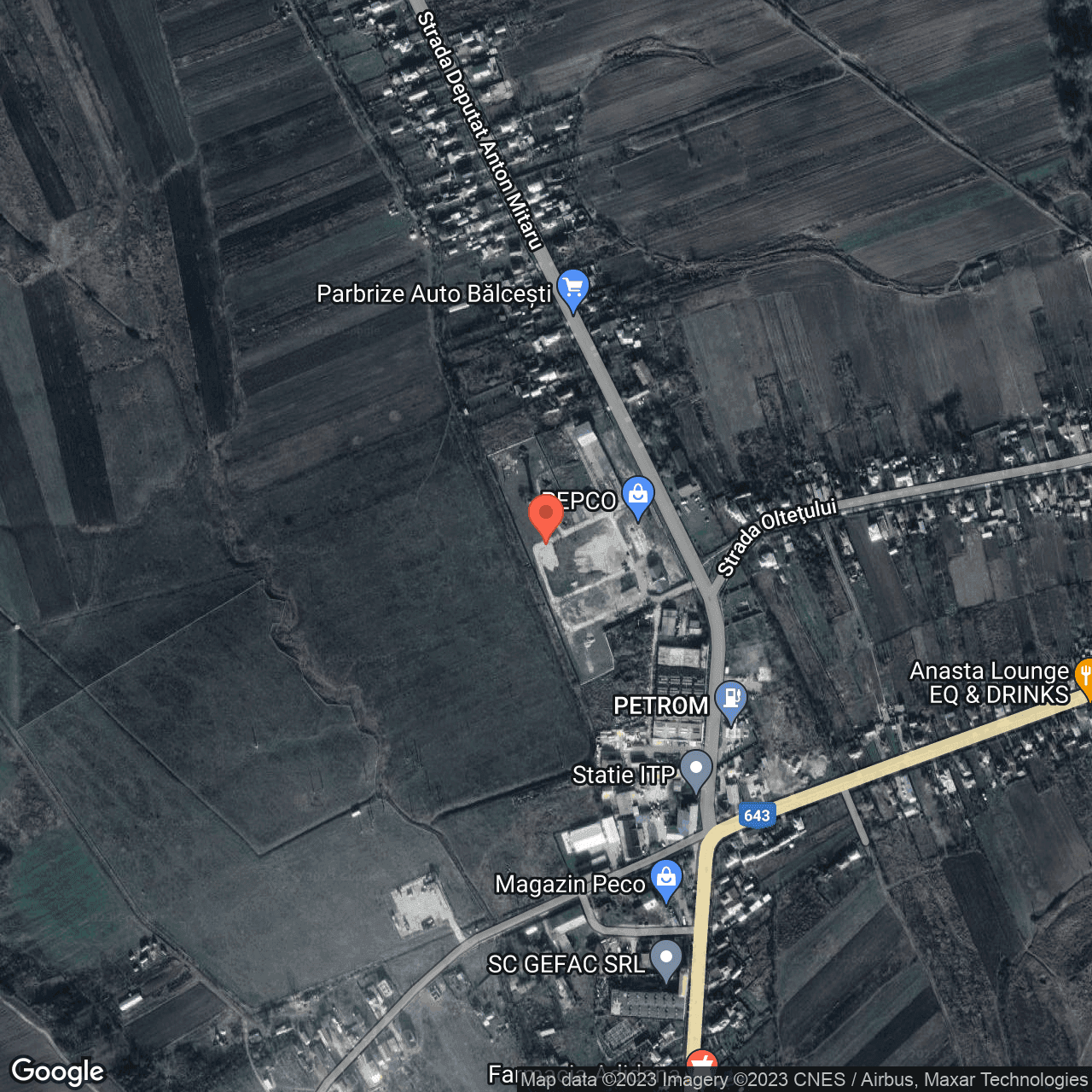 Poza harta hybrid, zoom 16, adresa Balcesti Valcea, , judetul