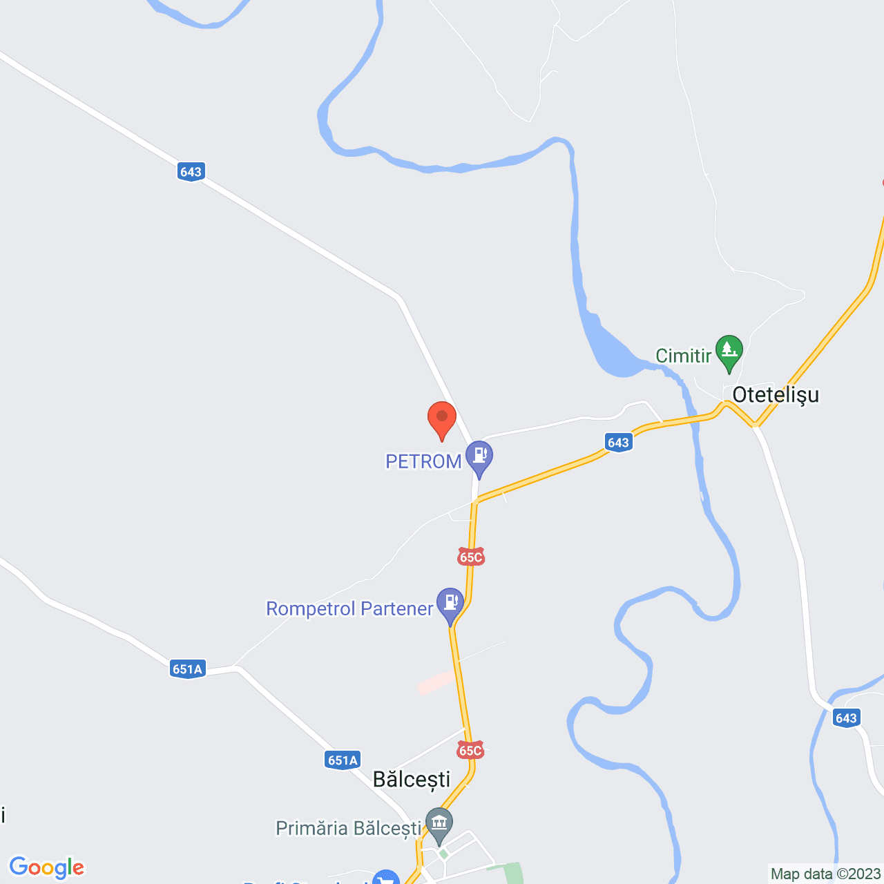 Poza harta streetview, zoom 14, adresa Balcesti Valcea, , judetul