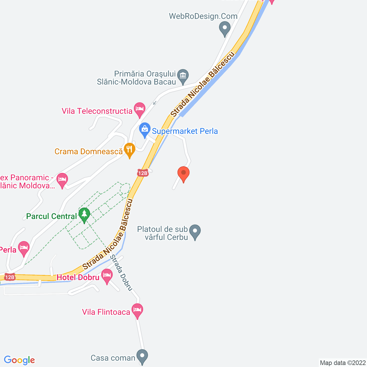 Poza harta streetview, zoom 16, adresa Racovita, Slanic-Moldova, judetul Bacau