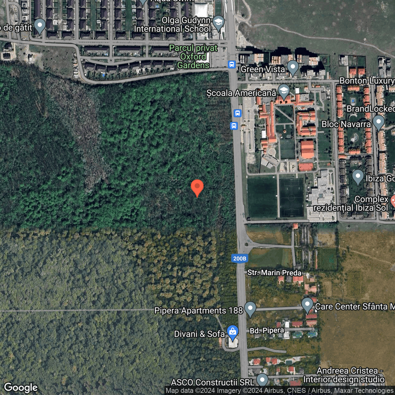 Poza harta hybrid, zoom 16, adresa Pipera Voluntari, , judetul