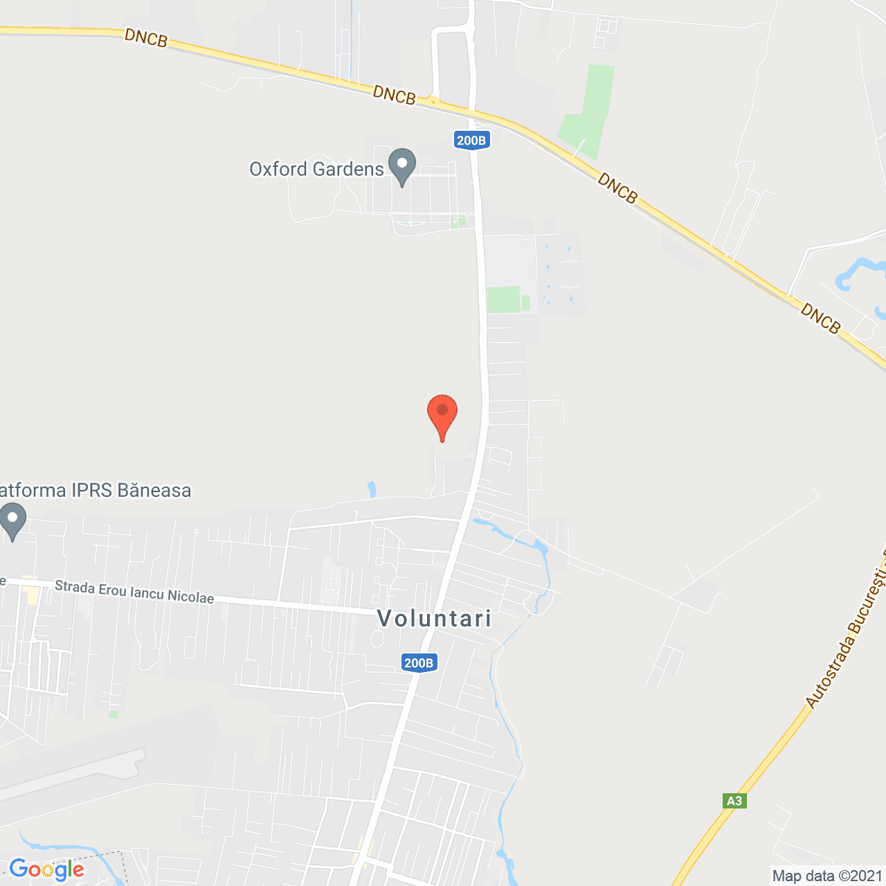 Poza harta streetview, zoom 14, adresa Voluntari, judetul Bucuresti Ilfov