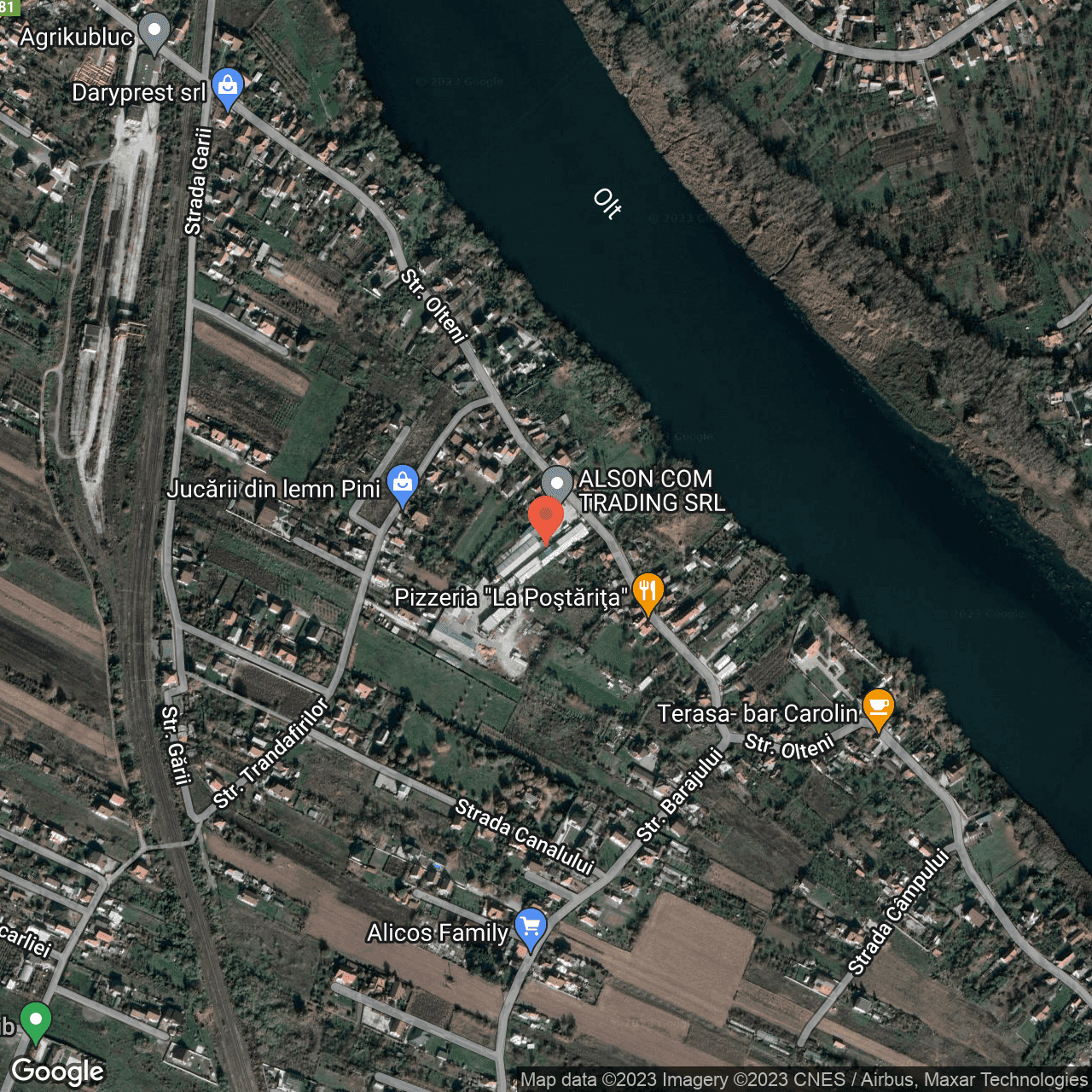 Poza harta hybrid, zoom 16, adresa Bujoreni Valcea, , judetul