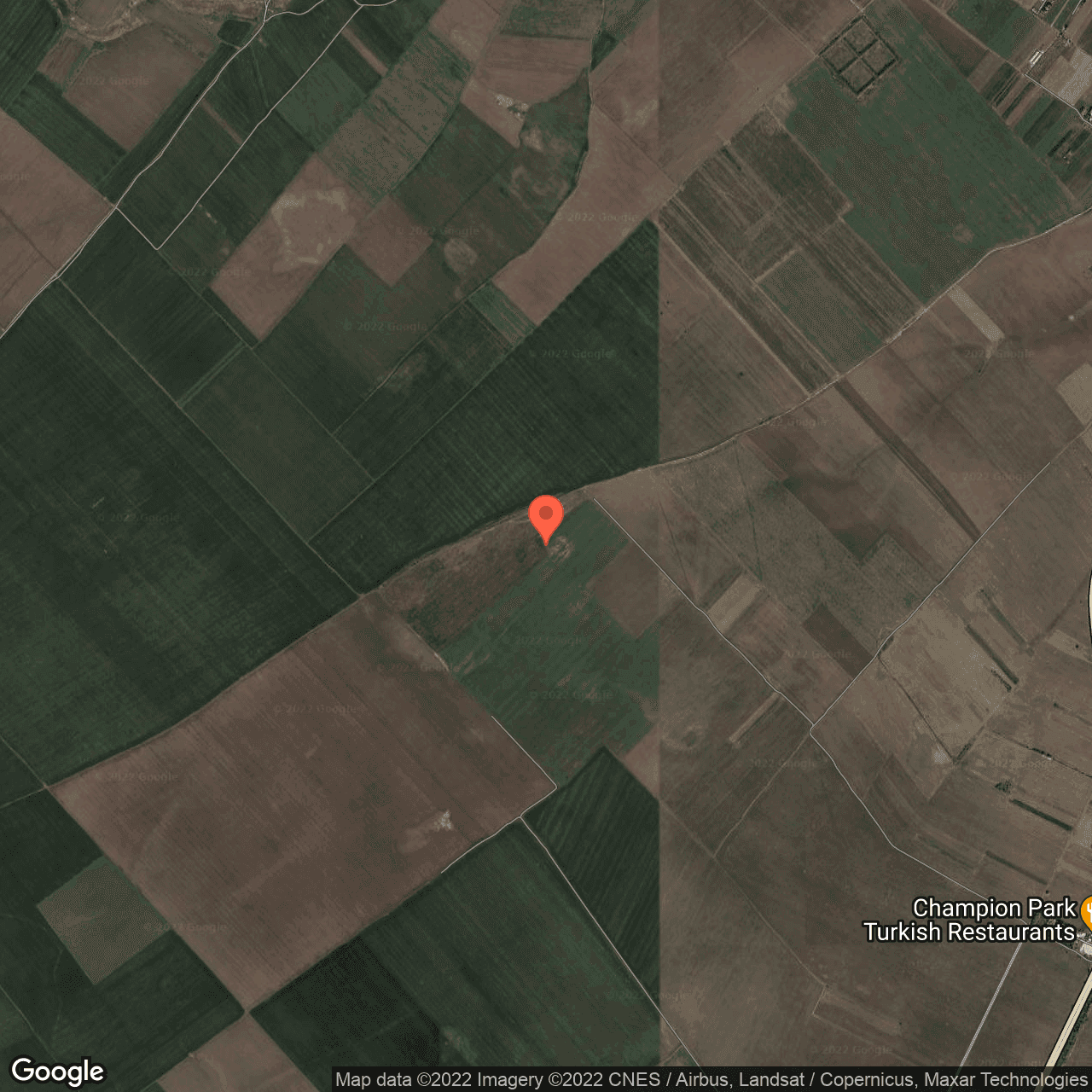 Poza harta hybrid, zoom 14, adresa Adunatii-Copaceni, judetul Giurgiu