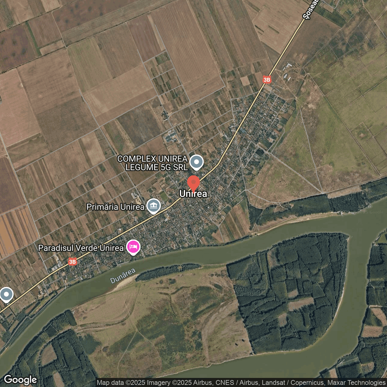 Poza harta hybrid, zoom 14, adresa Unirea Calarasi, , judetul