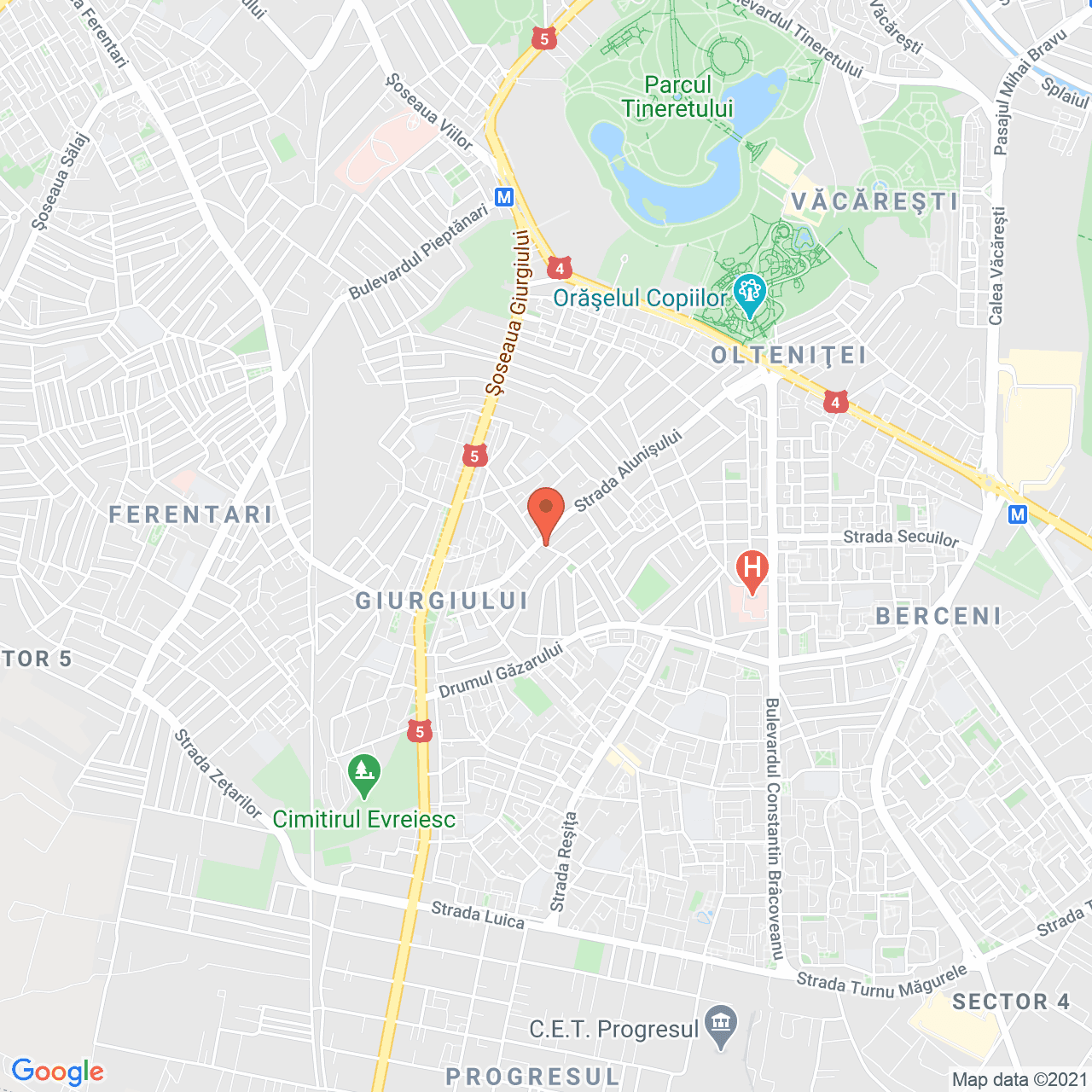 Poza harta streetview, zoom 14, adresa Str. Soimus, Bucuresti, judetul Bucuresti Ilfov