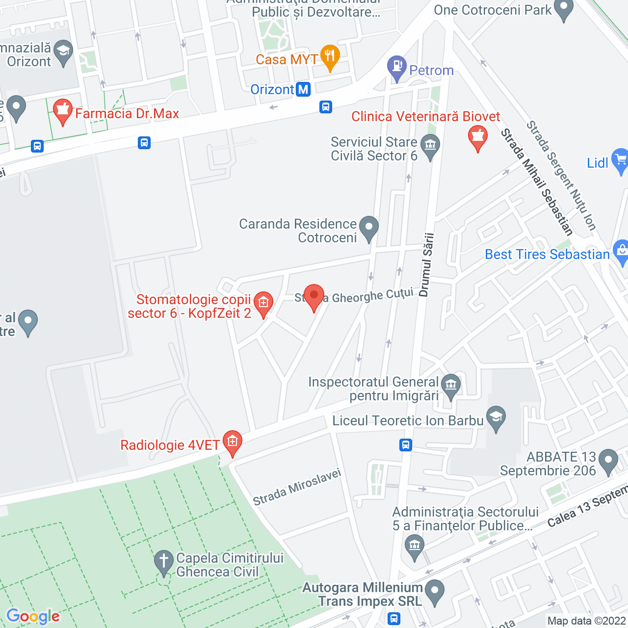 Poza harta streetview, zoom 16, adresa Str Makarovoci 4, Bucuresti, judetul Bucuresti Ilfov